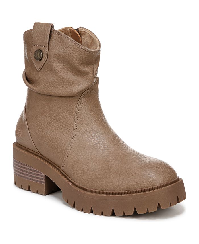 Blowfish Malibu Stivali Western da donna con lustrini, Sabbia oliata vegansuede/Hibernato, 37 EU