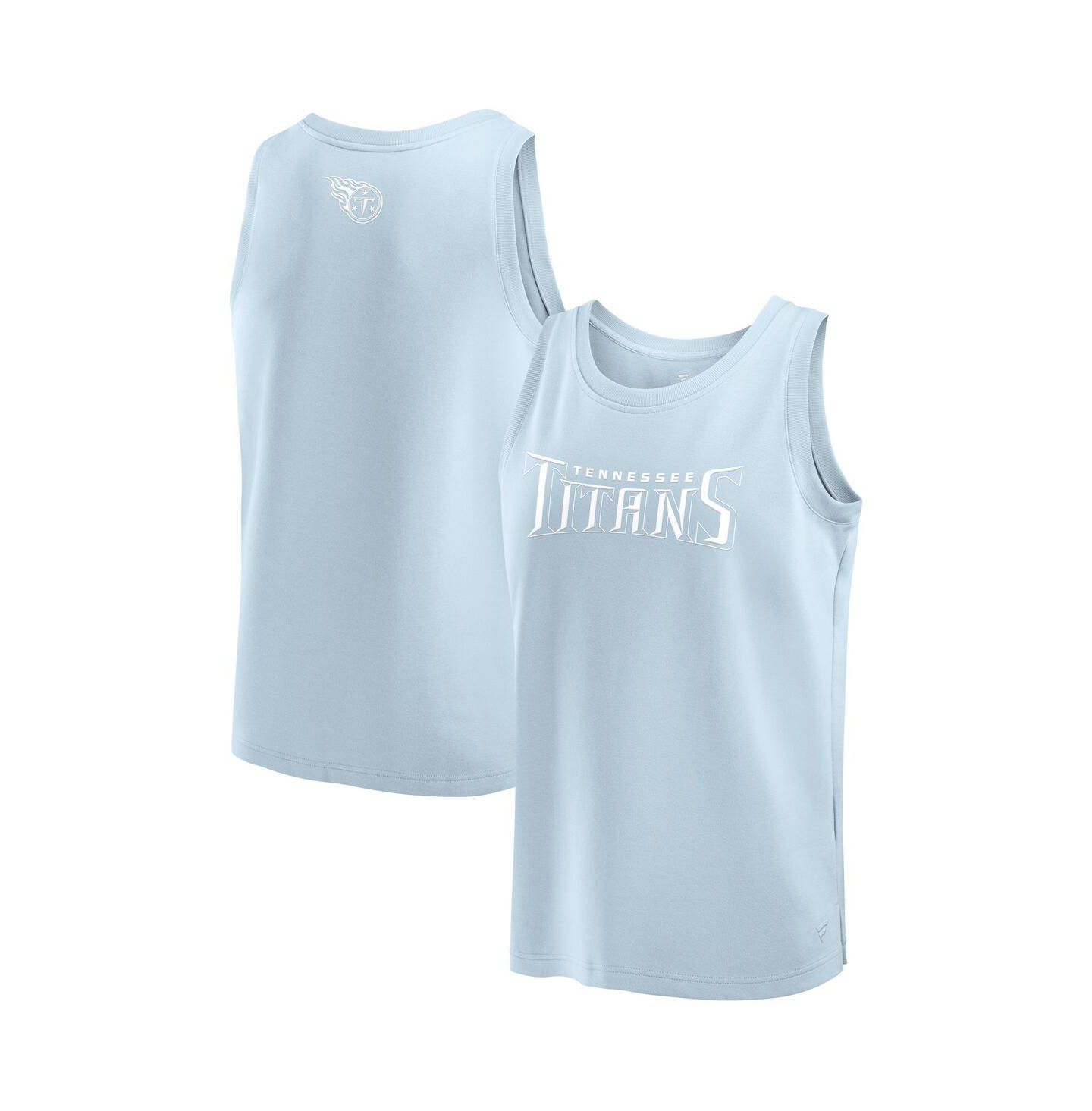 Мужской топ Fanatics Light Blue Tennessee Titans Elements — фото 1