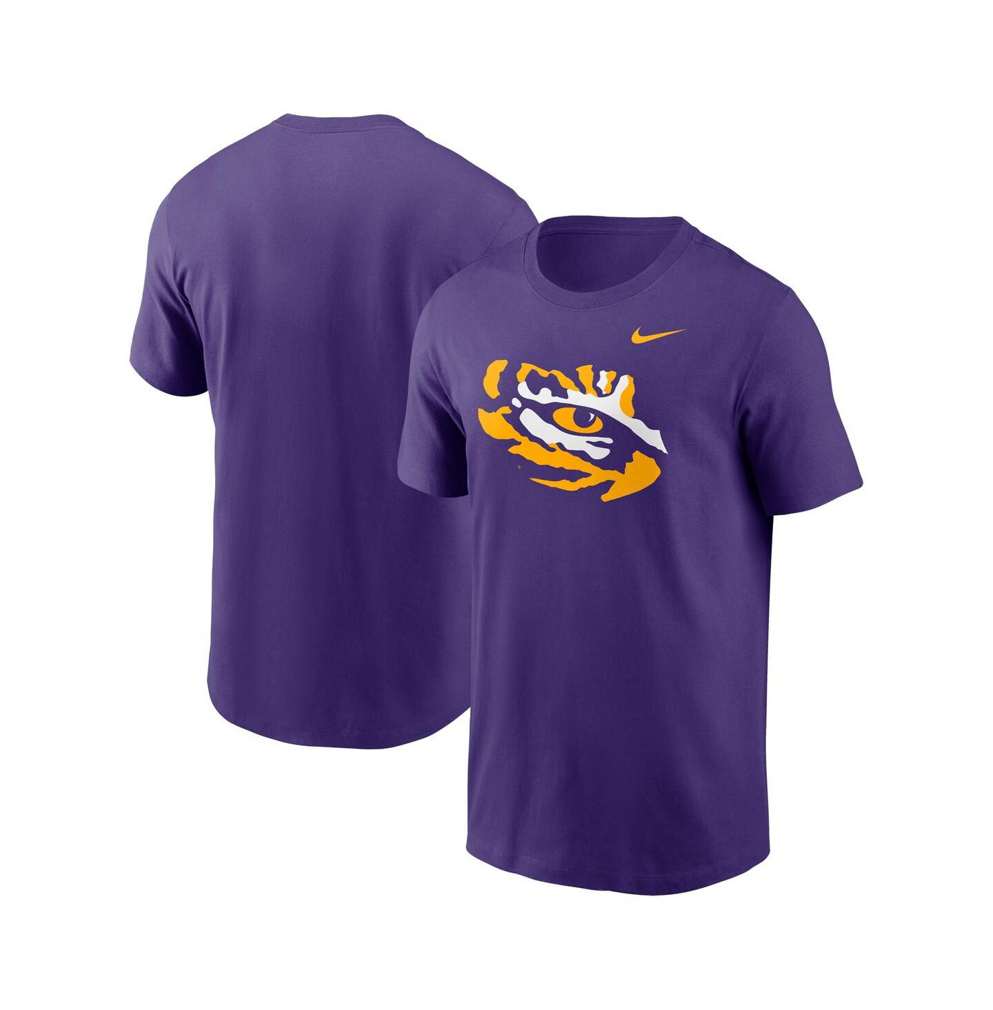 Мужская футболка Nike Purple LSU Tigers Primetime Evergreen Alternate Logo — фото 1