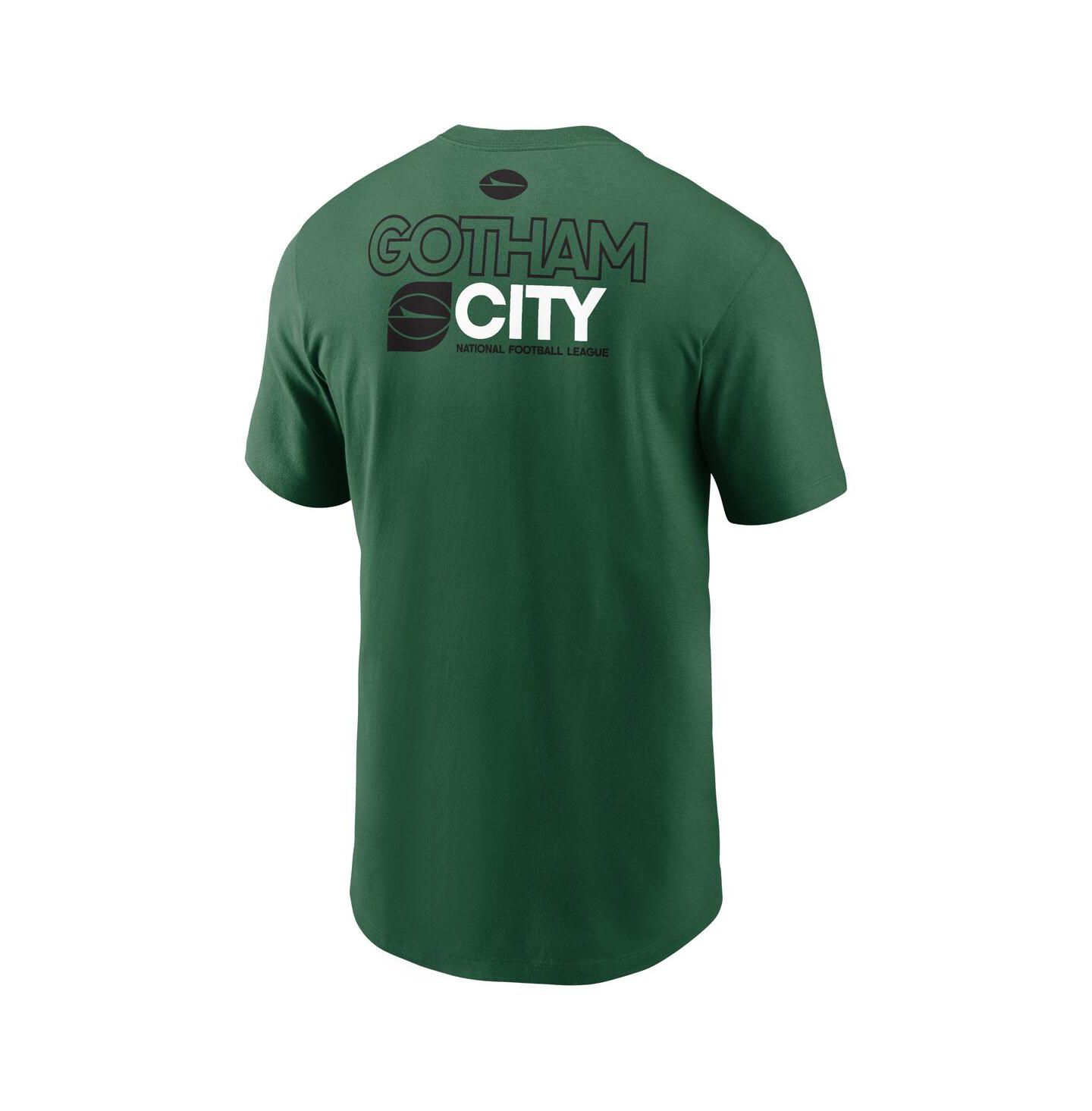 Мужская футболка Nike Green New York Jets Outline — фото 2