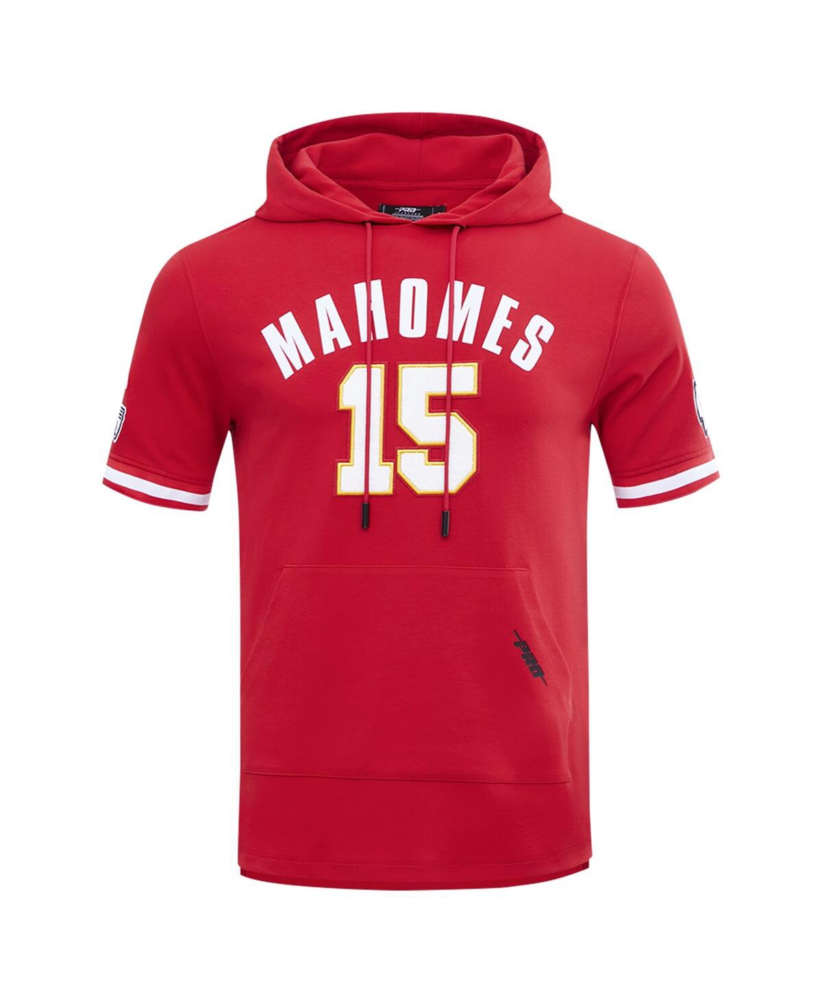 Pro Standard Men's Patrick Mahomes Red Kansas City Chiefs Player Name Number Hoodie T-shirt In Red