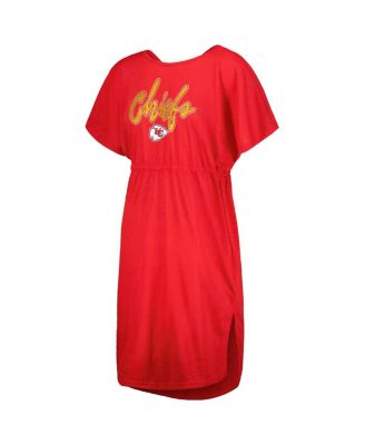 Women's Red Kansas City Chiefs Versus Swim Cover-Up