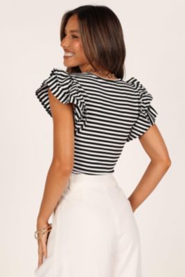 Womens Martina Ribbed Top