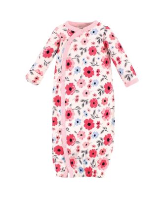 Baby Girls Natural Cotton Kimono Gowns