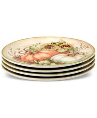 Autumn Breeze Salad Plates, Set of 4