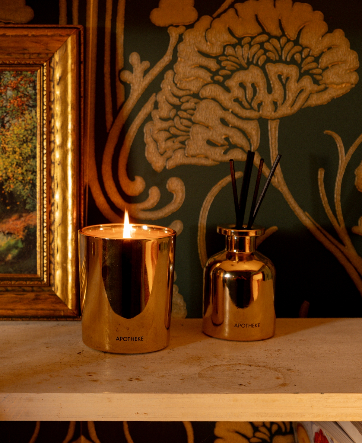 Apotheke 2-Pc. Cardamom Chestnut Mini Scented Candle & Mini Reed Diffuser Gift Set