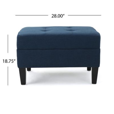 Cozy Ottoman With Birch Wood Legs For Comfort And Style