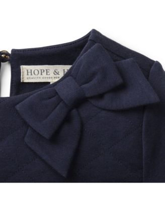 Baby Girls Quilted Ponte Riding Dress