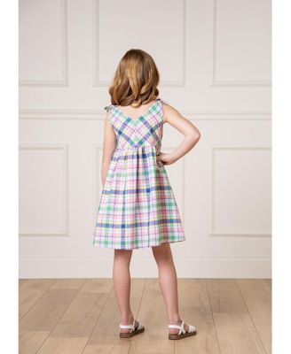 Big Girls Hope and Henry Sleeveless Bow Shoulder Swing Dress