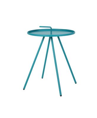 Streamdale Modern Side Table With Handle And Durable Steel Frame