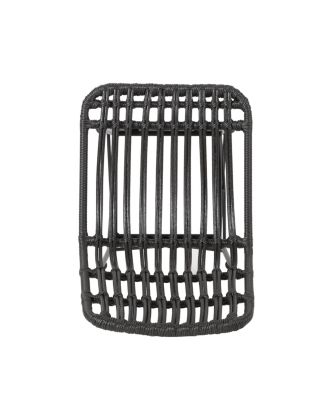 Sawtelle Modern Rattan And Metal Outdoor Dining Chair