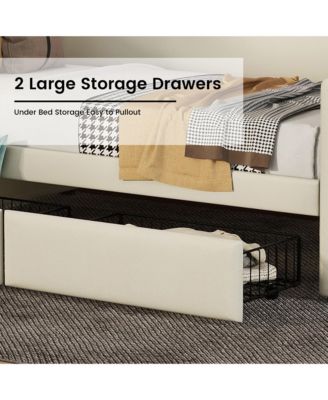 Twin Daybed with Storage & Charging Station