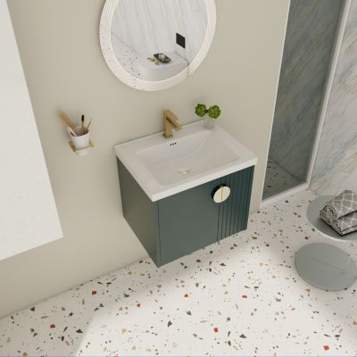Streamdale 24" Wall-Mounted Vanity with Soft-Close Doors