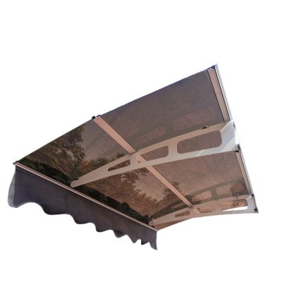 Streamdale Polycarbonate Door Window Awning with Valance
