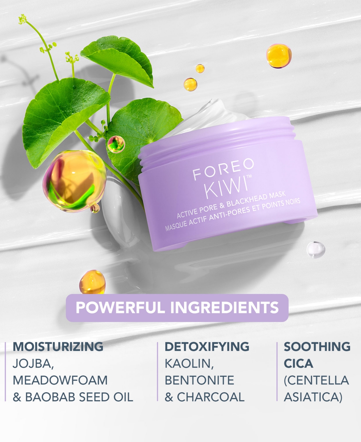 Foreo Kiwi Active Pore Blackhead Mask 100g In No Color