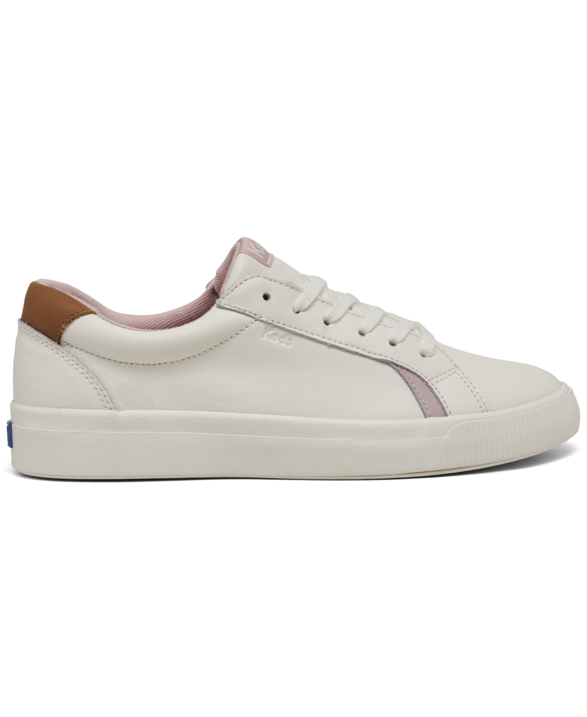 Keds Women's Pursuit Leather Lace-Up Casual Sneakers from Finish Line