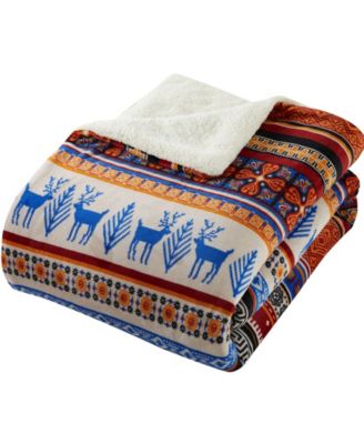 CLOSEOUT! Noelle Sherpa 3-Pc. Comforter Set, King