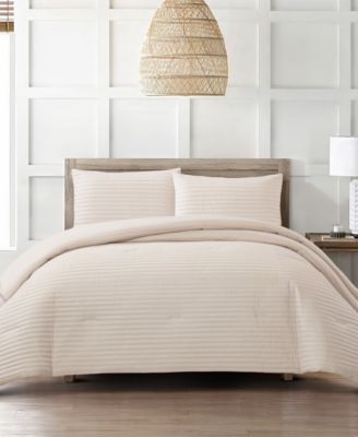 Stratford Park Felicia Stripes 3-Pc. Comforter Set, Queen