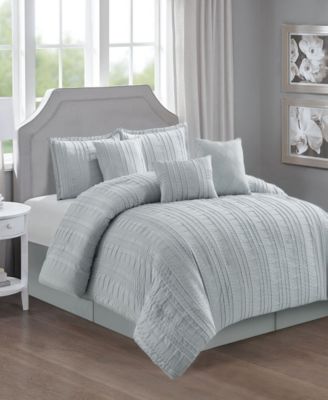 Katniss Stripe 7-Pc. Comforter Set, Queen
