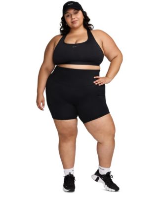 Plus Size One High-Waisted 8" Biker Shorts 