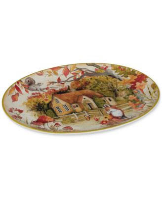 Woodland Critters Oval Platter