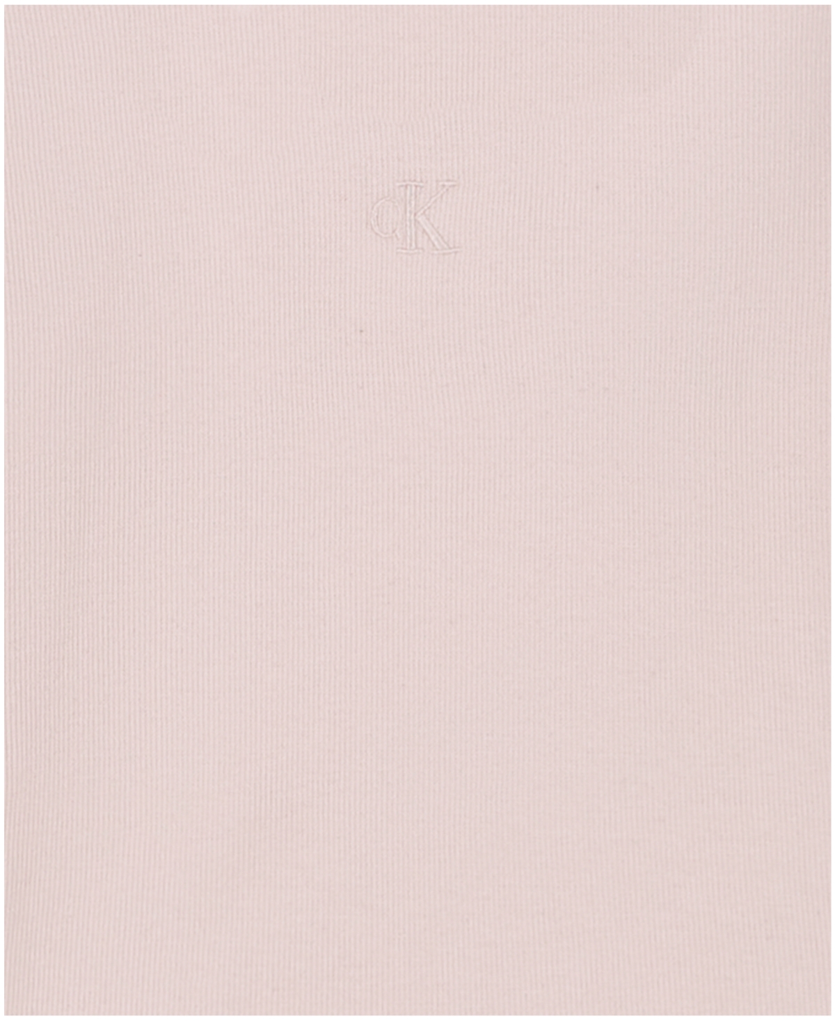 Calvin Klein Big Girls Long Sleeves Square Neck Ribbed T-shirt