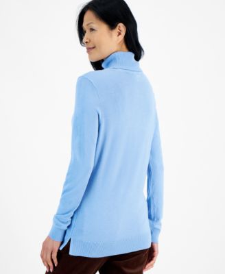 Women's Turtleneck Long-Sleeve Sweater, Created for Macy's