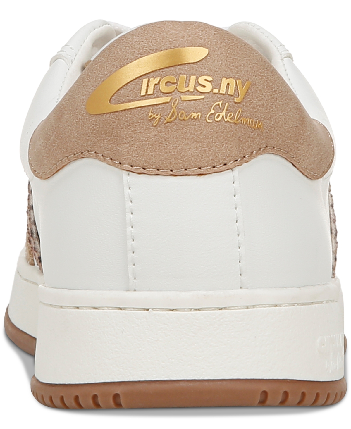 Circus Ny by Sam Edelman Vance Lace-Up Court Sneakers -Tuscan Taupe Multi