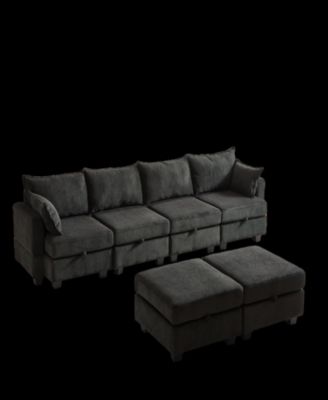  Flexible Modular Sectional Sofa with Storage