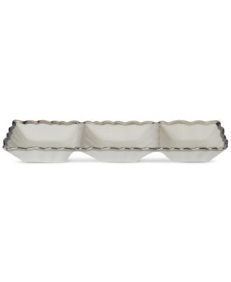 Regency 3-Section Porcelain Tray