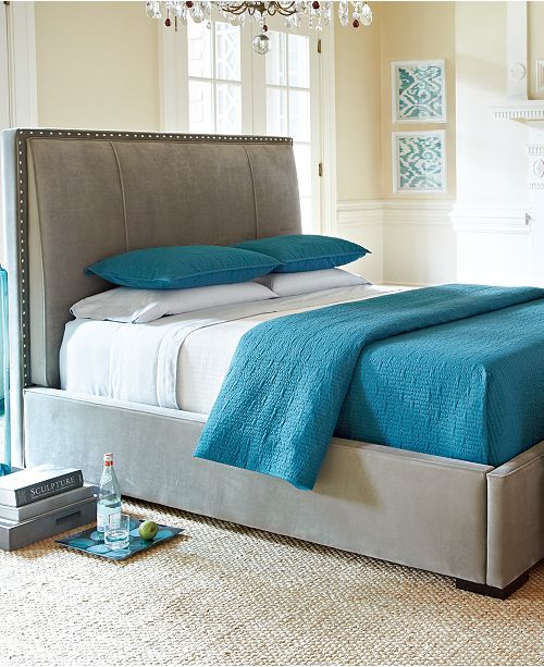 Furniture Abby Upholstered King Bed, Created for Macy's Furniture
