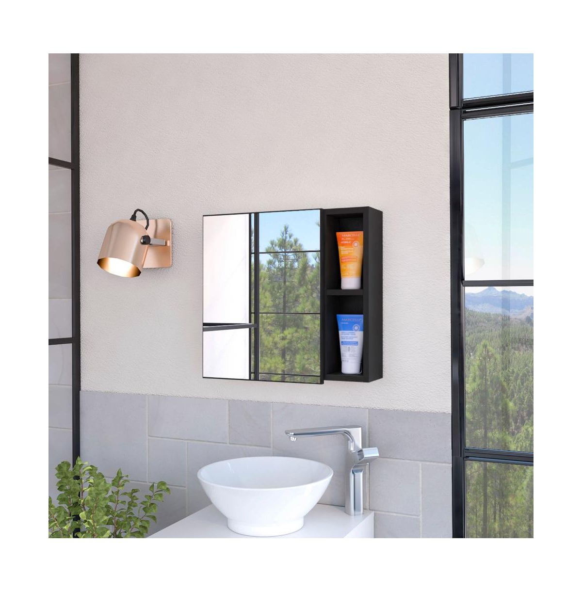 Minsk Medicine Cabinet - Black