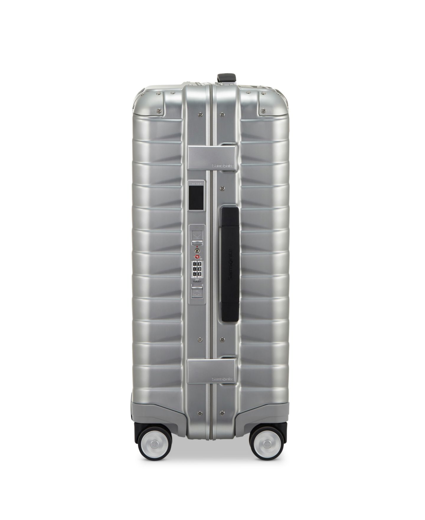 Чемодан Samsonite Proxis Aluminum Carry on Spinner, цвет: Серебристый — фото 4