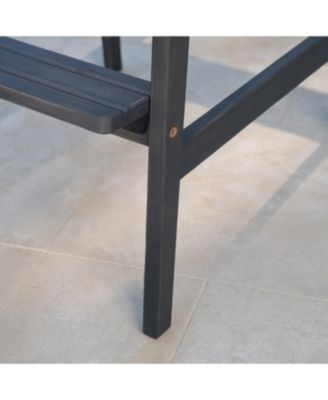 Streamdale Acacia Wood Outdoor Barstools Comfort and Style