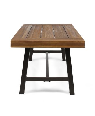 Streamdale Carlisle Modern Industrial Acacia Wood Coffee Table