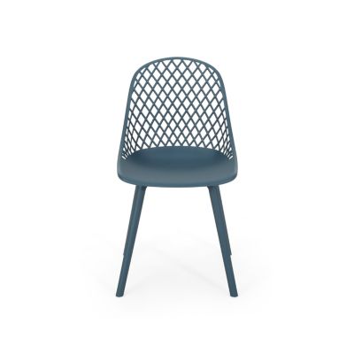 Streamdale Lily Modern Outdoor Dining Chair With Diamond Mesh