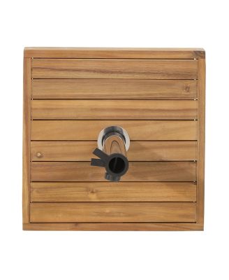 Streamdale Acacia Wood Umbrella Base With Concrete Core