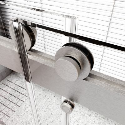 56-60" Double Sliding 10mm Tempered Glass Soft-Close Shower Door