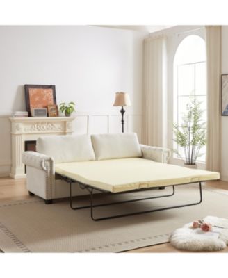 Streamdale 83.8" Convertible Sleeper Sofa Bed with Folding Mattress