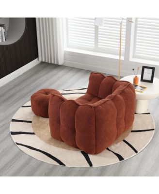 Standard Size Plush Fabric Cozy & Relaxation Bean Bag Chair
