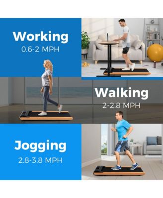 3-in-1 Walking Pad Under Desk Treadmill with Remote Smart APP Control LED Display