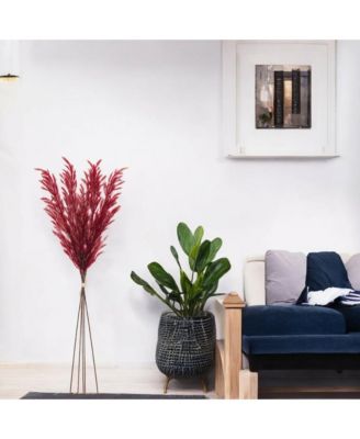 Plume Bundles - Decorative Feathery Accents (Set of 6)