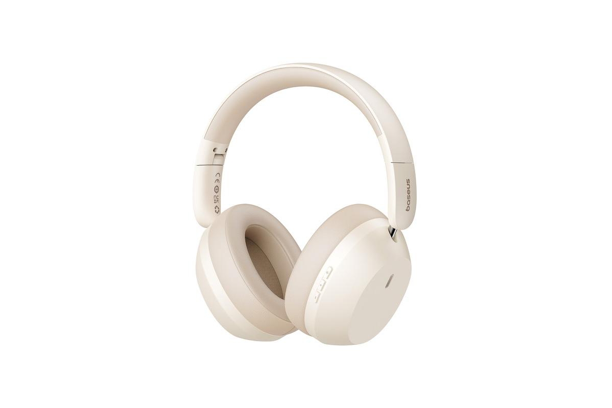 Baseus Wireless Headphones Bluetooth Foldable Over Ear Headphones Bass 35 Max, Gray