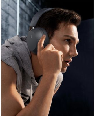 Wireless Headphones Bluetooth Foldable Over Ear Headphones Bass 35 Max, Gray