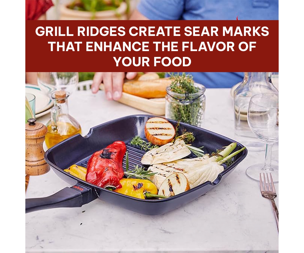 Alva Energy Ceramic Coated Cast Aluminum Grill Pan 11