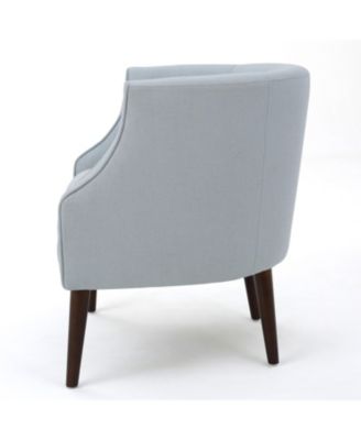 Streamdale Plush Barrel Chair Comfort And Style For Relaxation