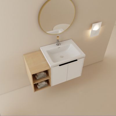 36" Wall-Mount Vanity with Soft-Close