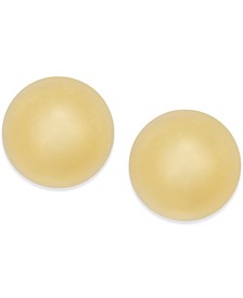 Polished Ball Stud Earrings in 10k Gold