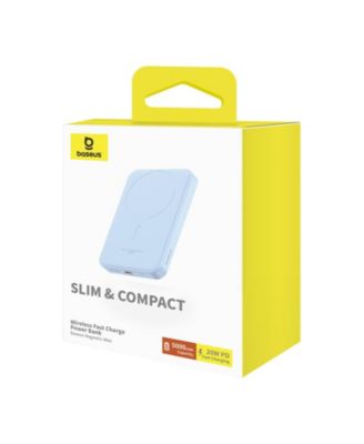 Wireless Portable Charger Magnetic Power Bank 5000mAh MagSafe Charger, Purple