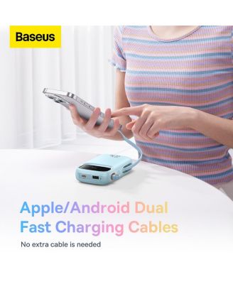 Portable Charger Power Bank,22.5W 10000mAh Fast Charging Portable Phone Charger, Purple